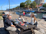 Så er vi landet på Christiansø efter en tur fra Tejn havn